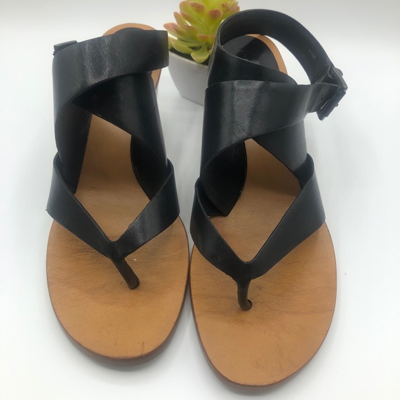 7 For All Mankind Strappy Wedge Sandals - Picture 3 of 10